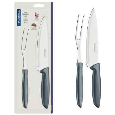 Набір ножів Tramontina Plenus Grey 2 предмети (23498/610) Вінниця