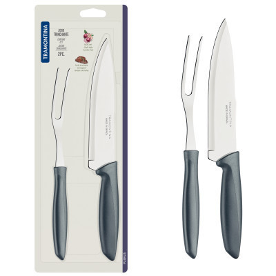 Набор ножей Tramontina Plenus Grey 2 предмети (23498/610) Винница - изображение 3