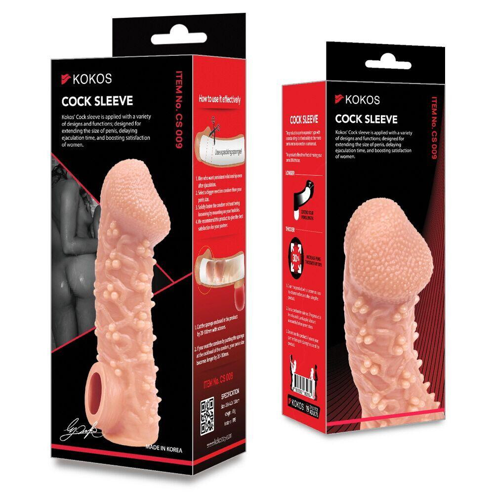 Насадка на член Kokos Cock Sleeve CS 009 S Sex Aura Київ - фото 5