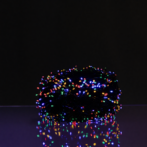 Garlando Новорічна гірлянда вулична 30 м 300 LED з сонячною батареєю чорний провід Мультиколір Коломыя