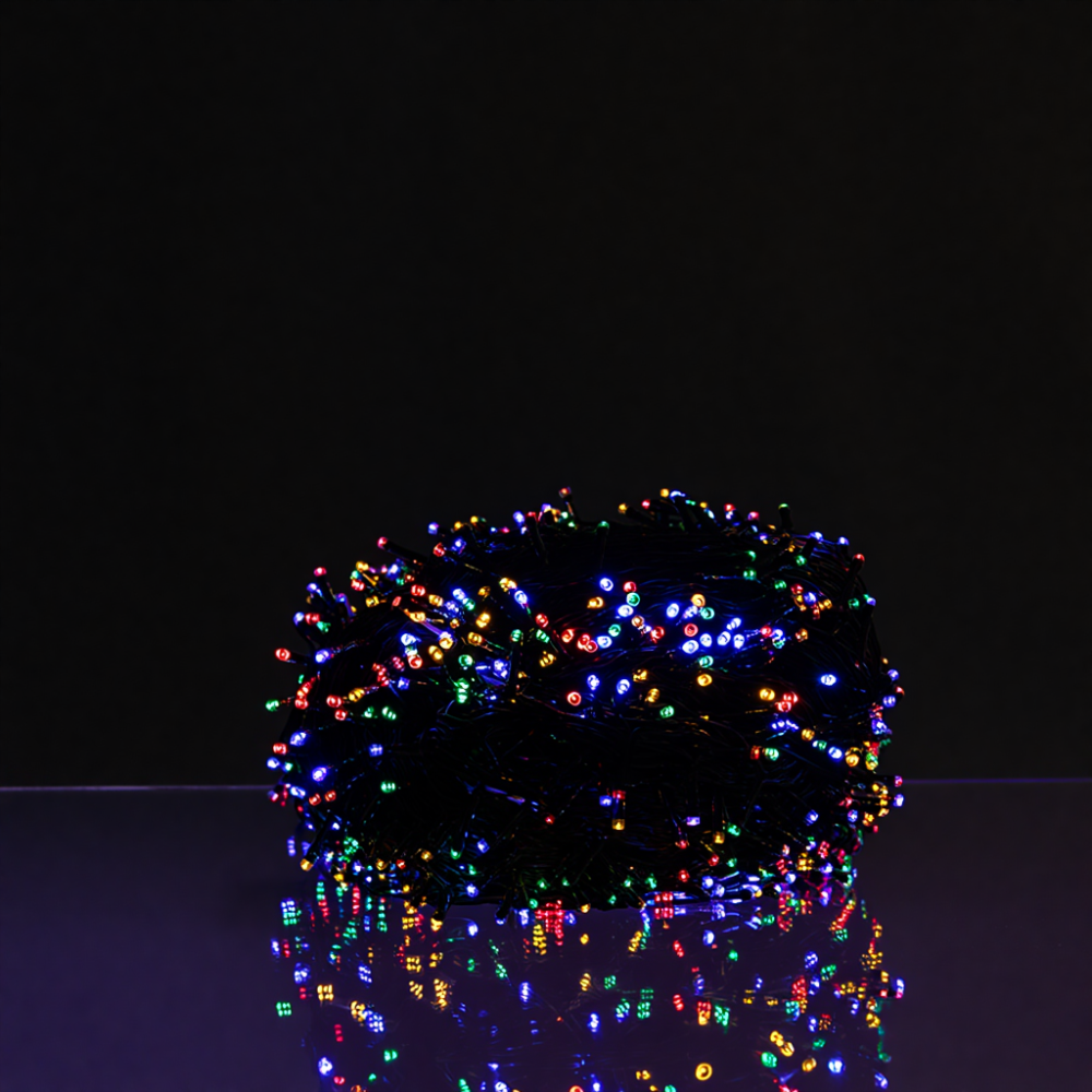 Garlando Новорічна гірлянда вулична 30 м 300 LED з сонячною батареєю чорний провід Мультиколір Коломыя - изображение 1