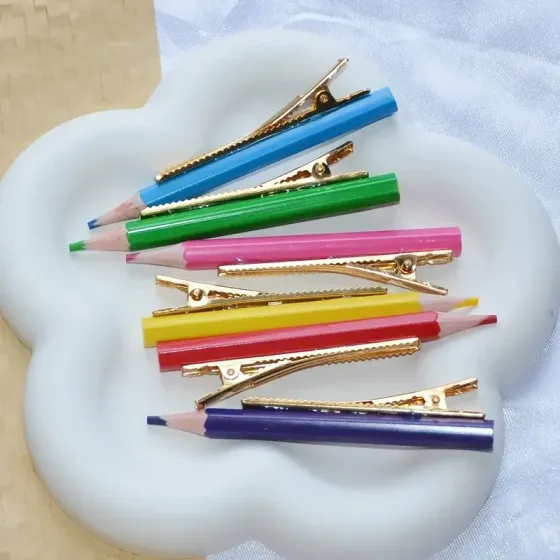 Набор цветных заколок-карандашей – 6 штук Киев