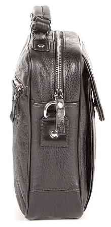 Сумка из высококачественной кожи Черная (SHVIGEL) Киев