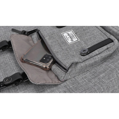 Рюкзак школьный Bodachel Молодежный Серый (BS01-26-M) Винница - изображение 4