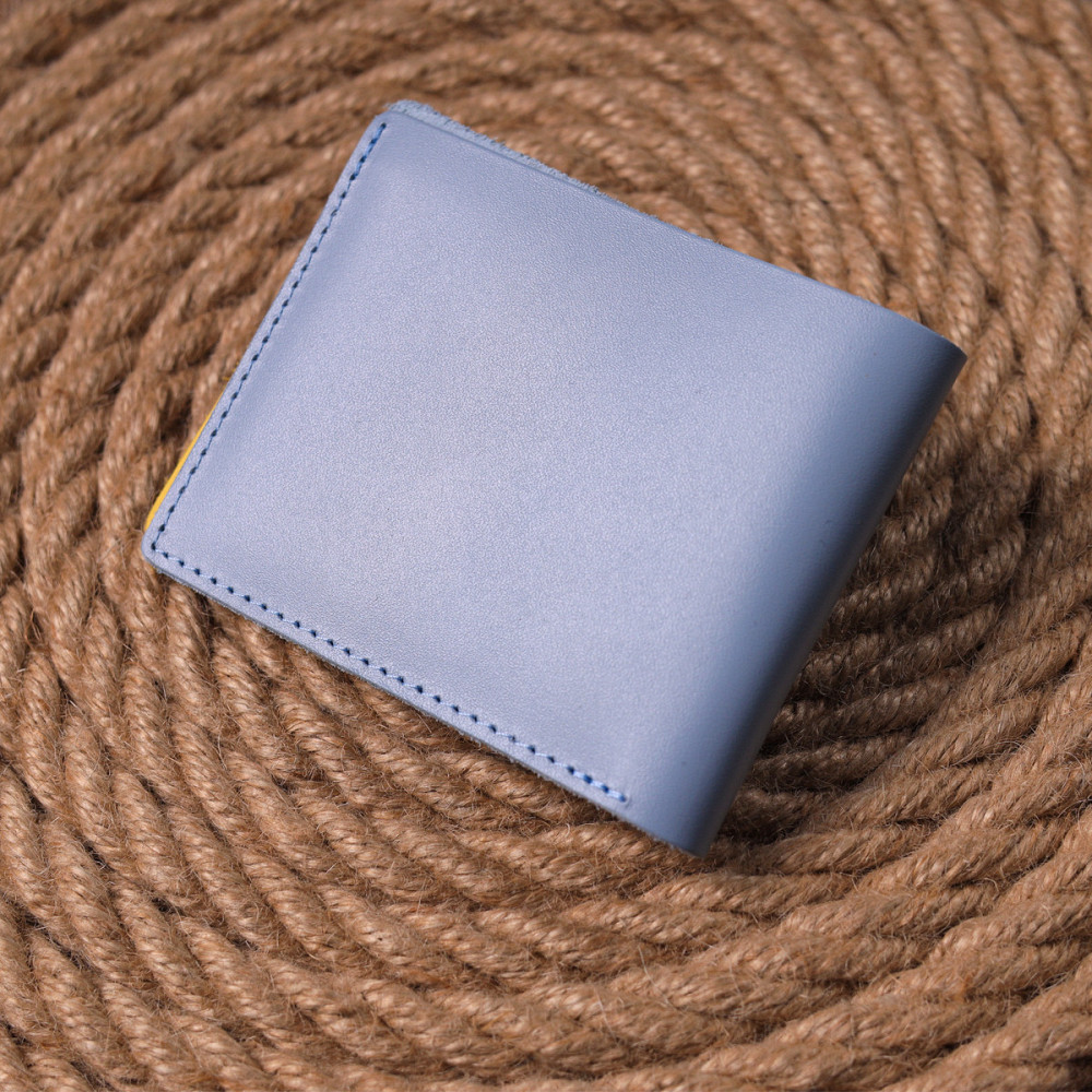 Оригинальный кожаный кошелек комби двух цветов Сердце (GRANDE PELLE) Киев - изображение 4