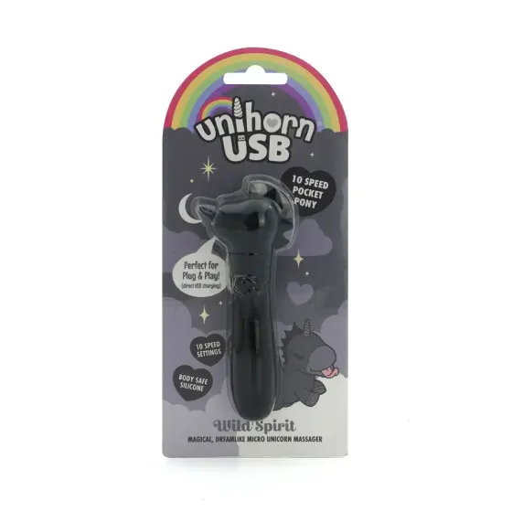 Вибратор-единорожка Unihorn USB Bullet – Wild Spirit, вибропуля, USB-зарядка, 10 режимов Львов