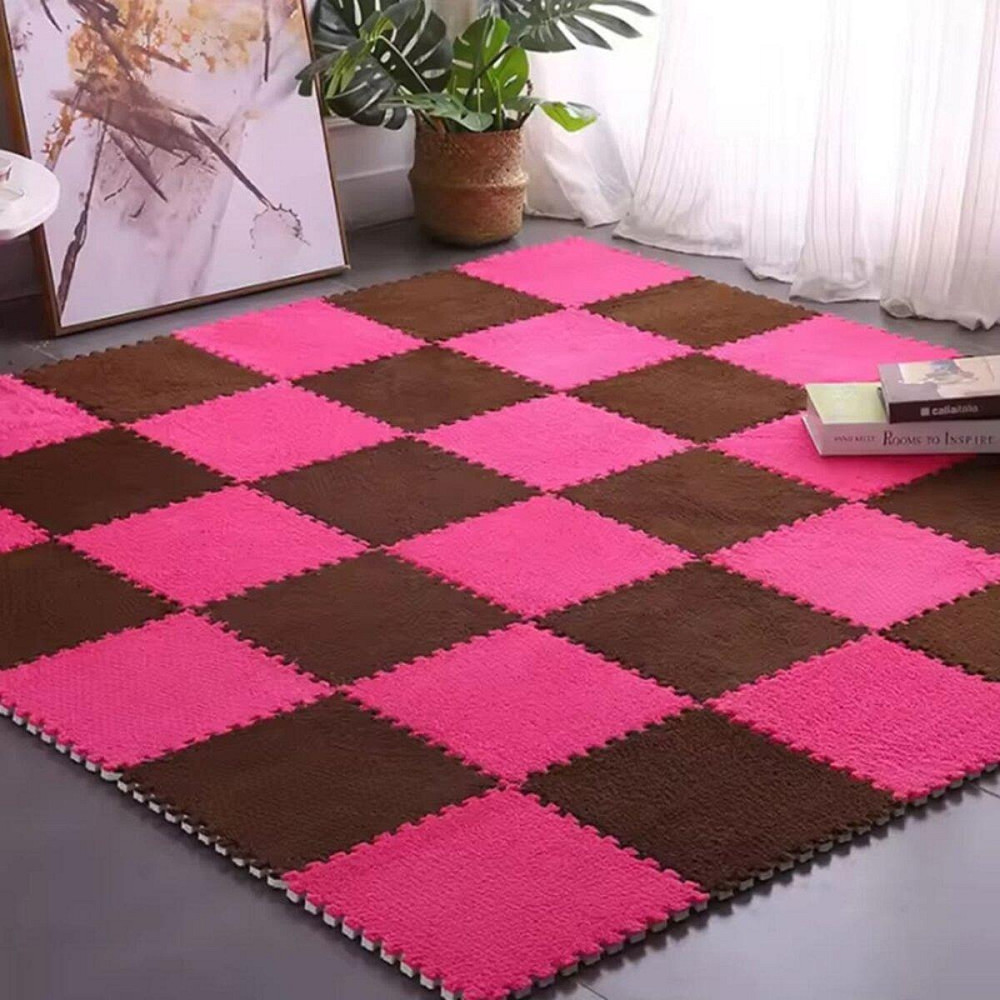 Пол-пазл плюшевый 30х30х1см Розовый (D) SW-00002092 Киев - изображение 8