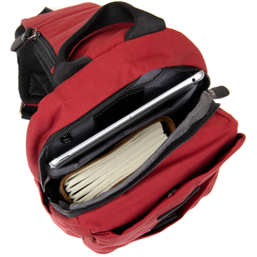 Сумка через плече нейлон Червона (Vintage) Київ - фото 1