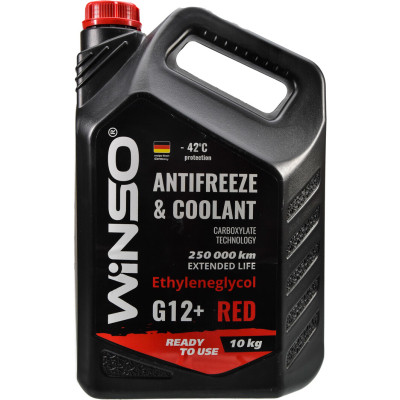 Антифриз WINSO COOLANT WINSO RED G12+ 10kg (881050) Вінниця - фото 1