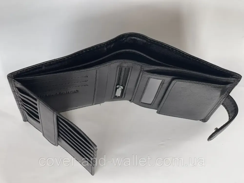 Кошелек мужской кожаный под много карточек вертикальный ST Leather Киев - изображение 6