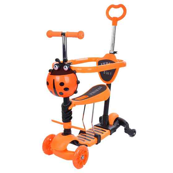 Самокат дитячий 3-х колісний 5 в 1 JR3-101-OR, до 25 кг Вінниця