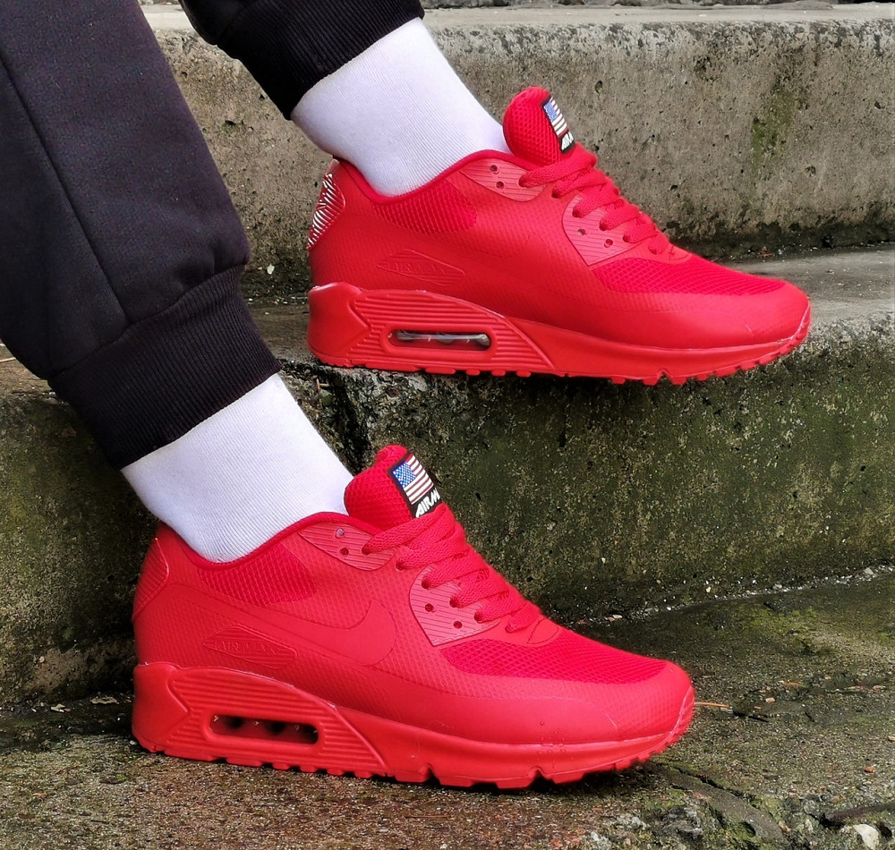 Кроссовки Красные NIke 90 Женские с Амортизацией Найк (размеры: 36,37) Днепр - изображение 10