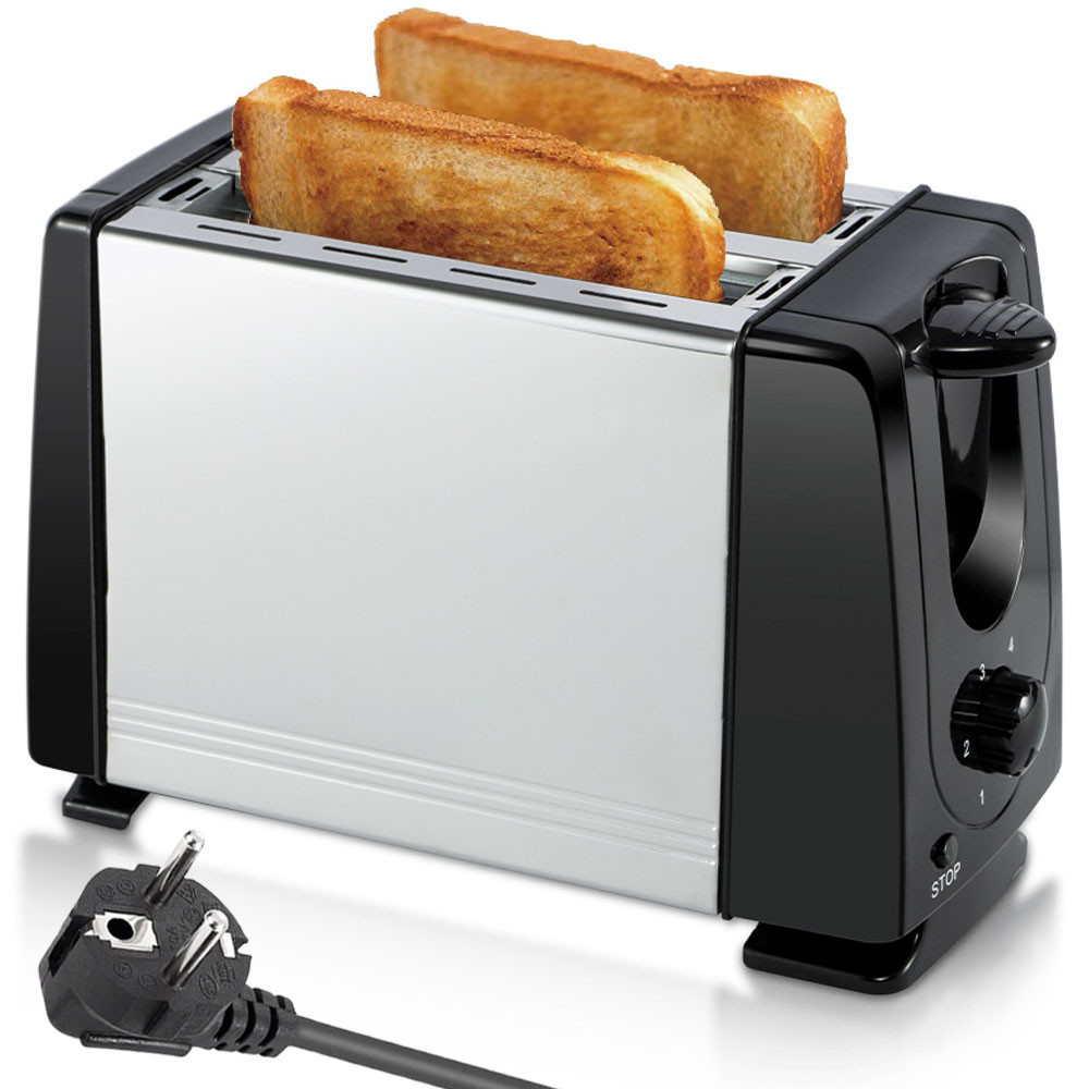 Тостер для хлеба 2 отделения на 2 тоста,650Вт,от сети,QLT-118B SBR Киев - изображение 1