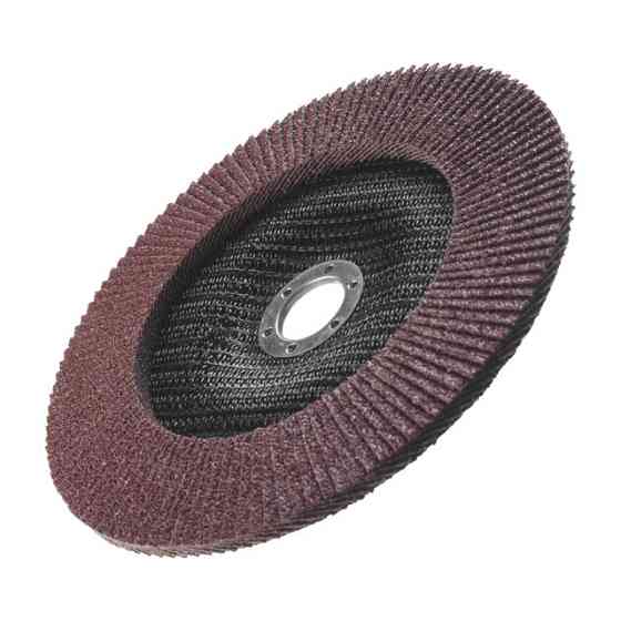 Диск шліфувальний пелюстковий, 180×22 мм, зерно K36, 7000 об/хв INTERTOOL BT-0223 Київ