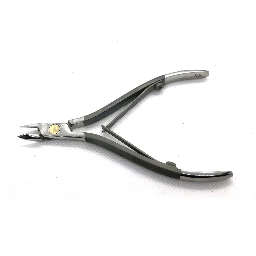 OLTON профессиональные кусачки для кутикулы XS с матовыми ручками (накожницы), длина режущей части 5 мм. Киев - изображение 3