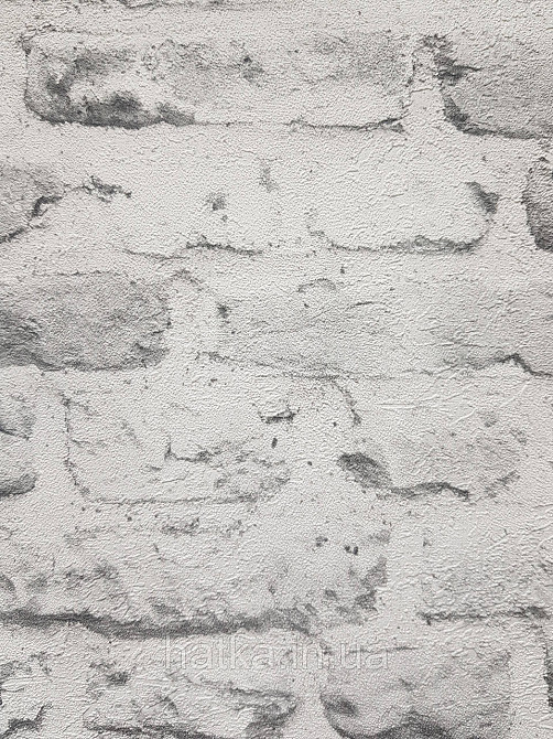 Обои виниловые на флизелине AS creation The Bos 0.53х10 под кирпич структурные белые серые Киев - изображение 4