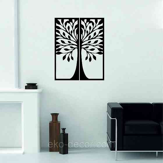 Декоративне настінне 3D Панно «Дерево»  Декор на стіну з об'ємом Київ