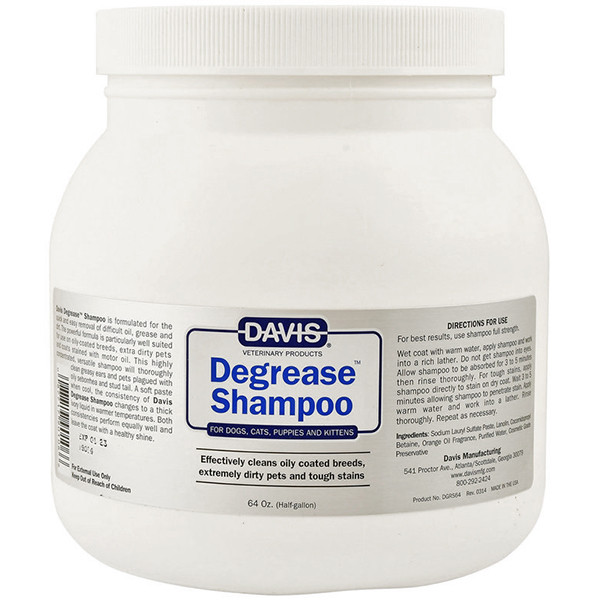 Davis Degrease Shampoo ДЭВИС ДЕГРИС обезжиривающий шампунь для собак, котов Киев - изображение 1