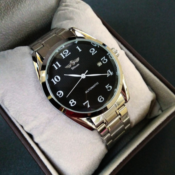 Часы мужские механические Winner Handsome Textile Black (2 ремешка) Киев - изображение 17