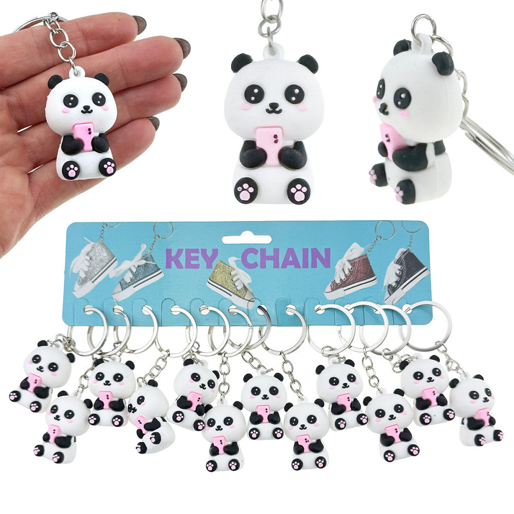 Брелок для ключей детский Панда 12 шт Киев - изображение 1