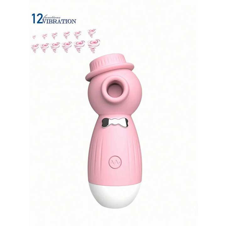 Клиторальный вакуумный вибратор в шляпе Wo-sex LiloUSB - Розовый Винница - изображение 7