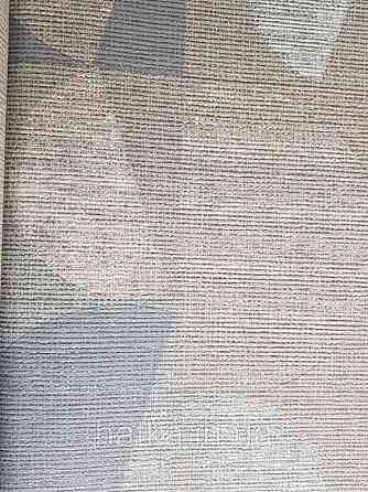 Шпалери вінілові на флізеліновій основі DEKENS Balade 663-01 (Бельгія) геометрія фігури синій бежевий Київ