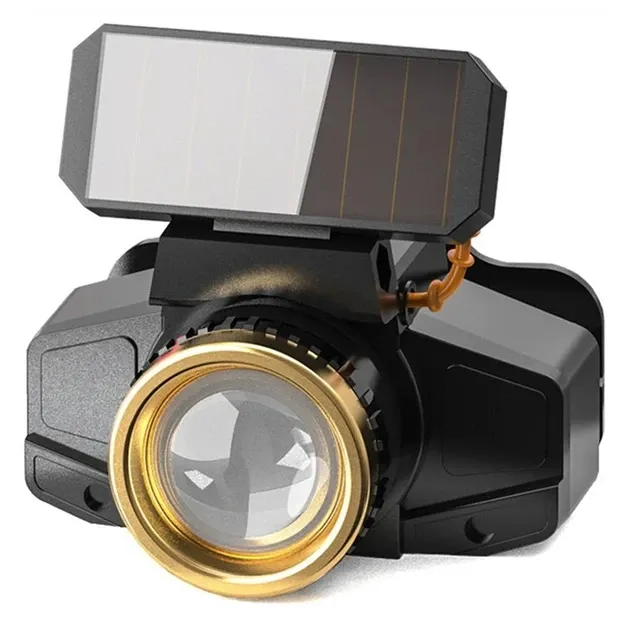 Налобний ліхтар із сонячною панеллю BL WH 9958A Одеса - фото 2