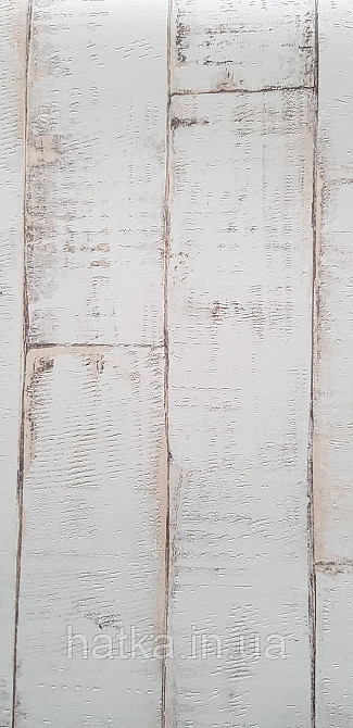 Шпалери вінілові на флізеліні Rasch Clasik 0,53х10 геометрія під дерево дошку ефект старовини білі бежеві Київ - фото 1