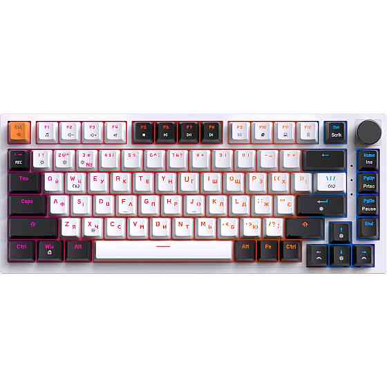 Клавіатура GamePro MK160W (Red) від Hot-Swap RGB White Білий Харків
