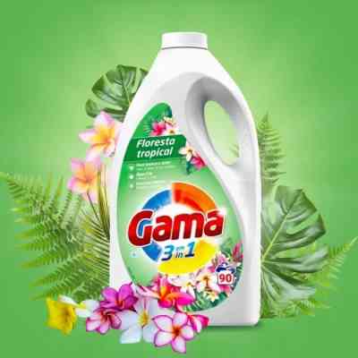 Гель для стирки Gama Floresta Tropical С ароматом тропических цветов 4.05 л (8435495834342) Винница