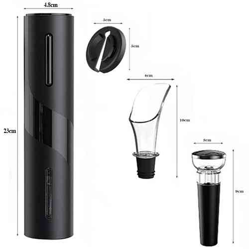 Штопор электрический для вина 4-в-1 с ножом для фольги, пробкой и аэратором, автоматический Киев