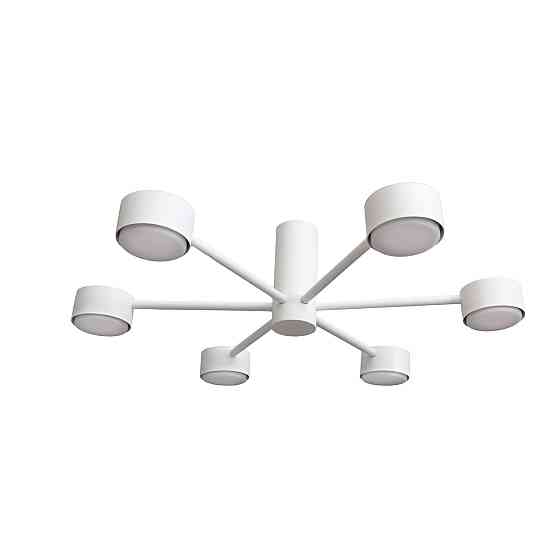 Люстра потолочная MSK Electric Copter на шесть круглых плафонов под лампы GX53 NL 8041-6 WH белый Одесса
