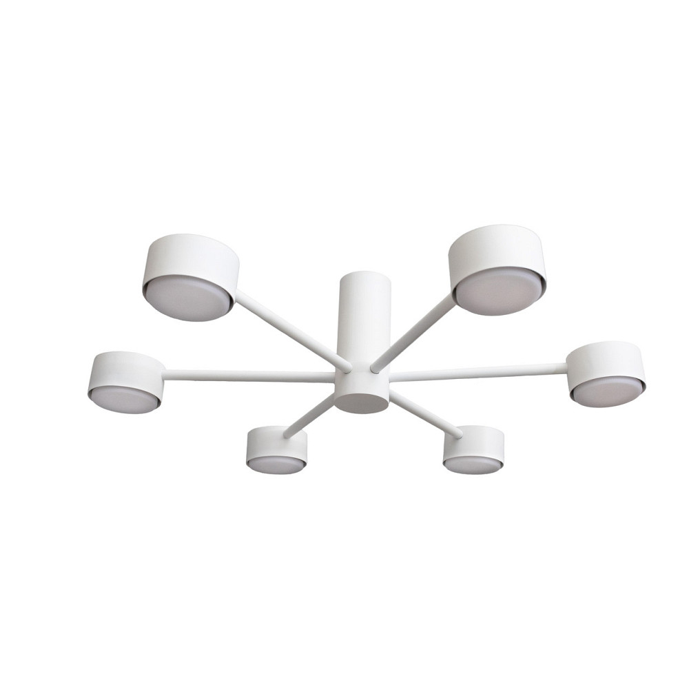 Люстра потолочная MSK Electric Copter на шесть круглых плафонов под лампы GX53 NL 8041-6 WH белый Одесса - изображение 2