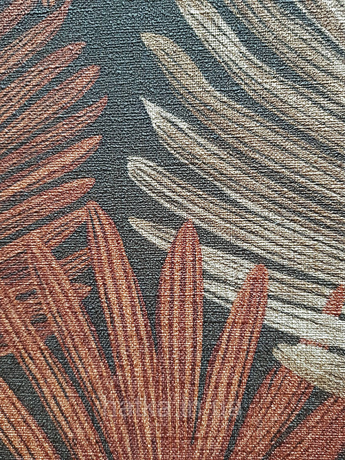 Шпалери вініл на флізеліні AS creation Metropolitan stories ByTime 0,53х10 листя папороті теракоту коричневі Київ - фото 3