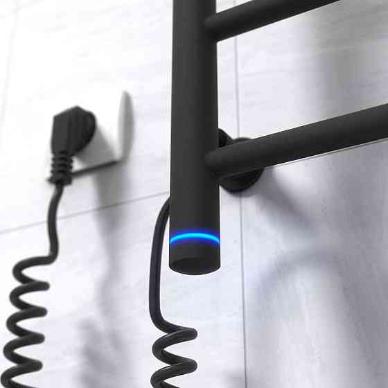 Электрический полотенцесушитель Laris Зебра ПРАЙМ ЧКЧ6 400Х600 Э черный S3 Л/П Киев