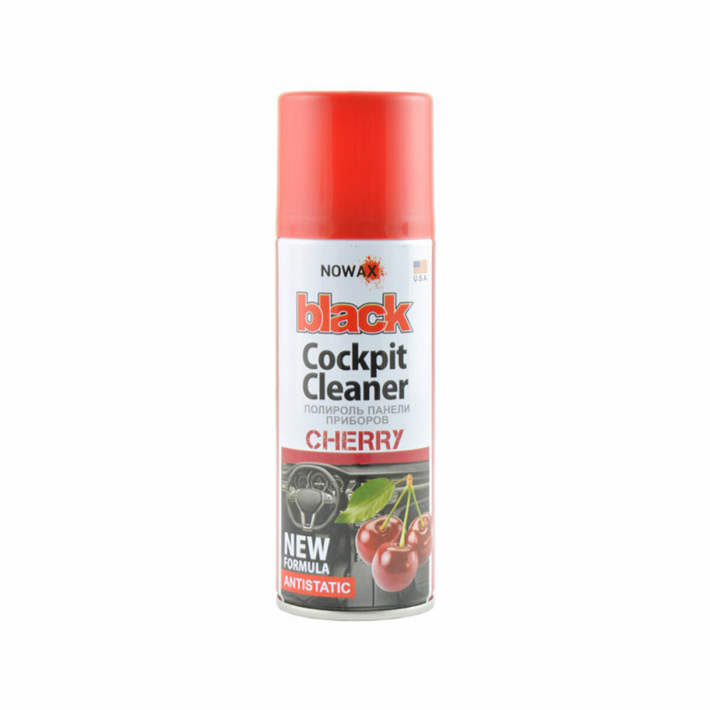 Поліроль для панелі приладів Nowax Cockpit Cleaner Spray Вишня, 450мл Киев - изображение 1