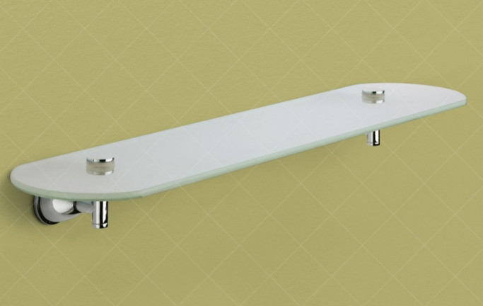 Полиця у ванну GE19-13 55см Хром скло Київ - фото 2