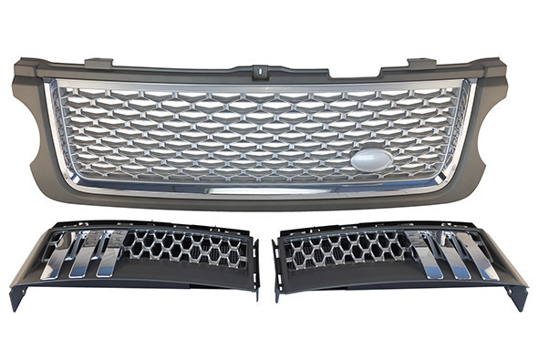 Решетка радиатора + жабры (комплект) Range Rover L322 2010-2012 OBERON/TITAN GP LB-VG10-005 Киев - изображение 1