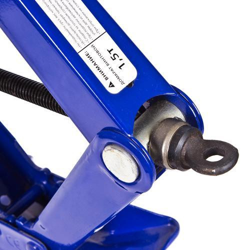 Ромбический домкрат 1,5т с коробкой, высота подъема 390 мм, вес 2,7 кг (DB-10105B/ST-105B) Харьков - изображение 7