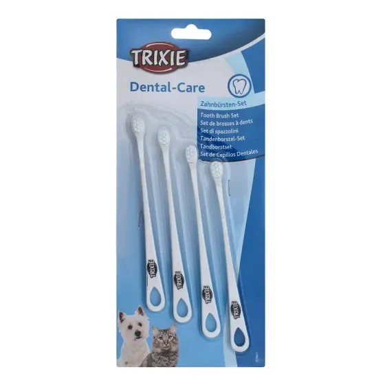Зубні щітки для котів і собак малих порід Trixie 4 шт Вінниця