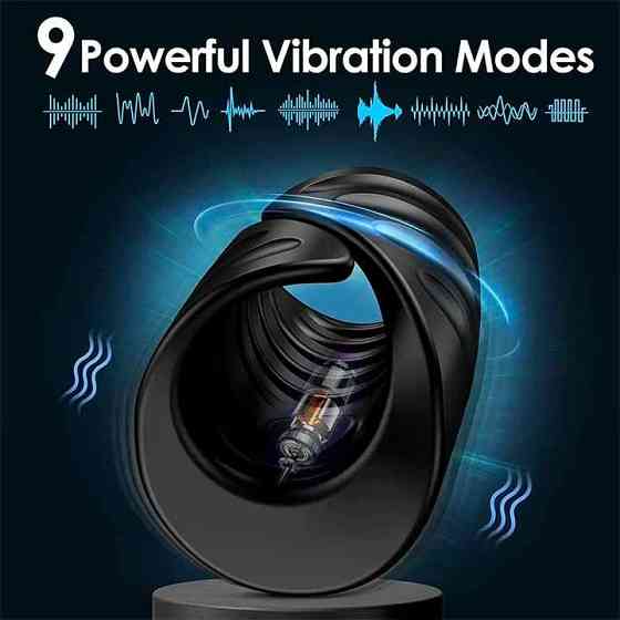 Смарт насадка - мастурбатор на пенис с вибрацией Love Spouse Винница