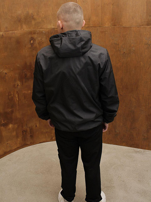 Летняя куртка STONE ISLAND черного цвета водостойкая ветрозащитная ветровка мужская водонепроницаемая Львов - изображение 6