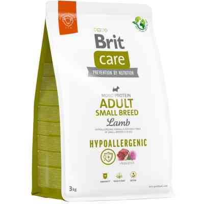 Сухой корм для собак Brit Care Dog Hypoallergenic Adult Small Breed с ягненком 3 кг (8595602566143) Винница
