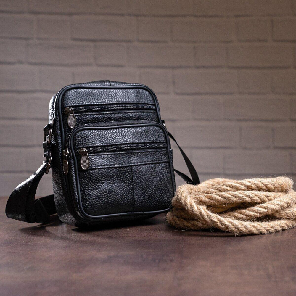 Вертикальний месенджер Чорний (Vintage) Київ - фото 9