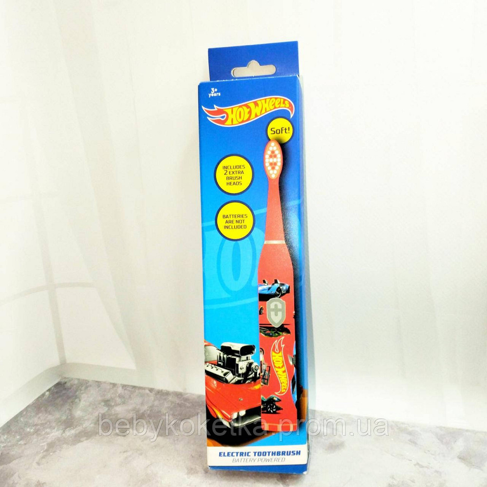 Детскиая Электрическая зубная щетка Hot Wheels Львов - изображение 1