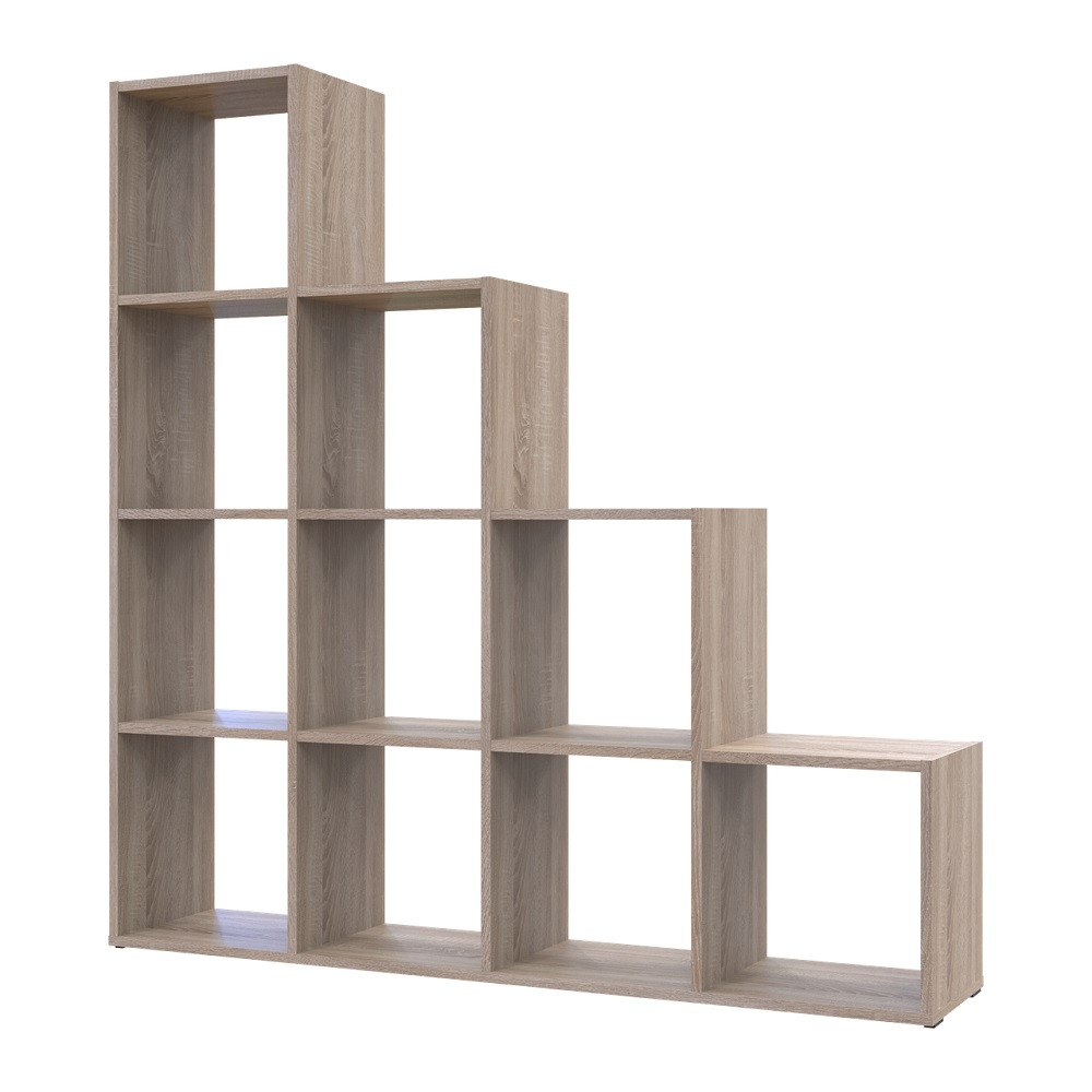 Стелаж Doros Степ 4х4 Дуб сонома відкритий 136.2х28.8х140.7 DRS-011770 (41516165) Львів - фото 2