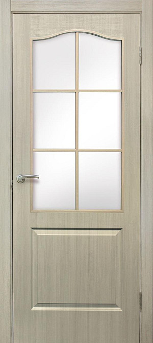 Двері Оміс колекція: Класика "СКІН" Полотно, Класика ПО Дуб Білений Київ - фото 1