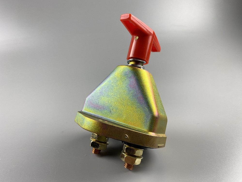 Вимикач маси універсальний механічний дистанційний 12/24 В (червона мідь) 150A Мукачево - фото 10