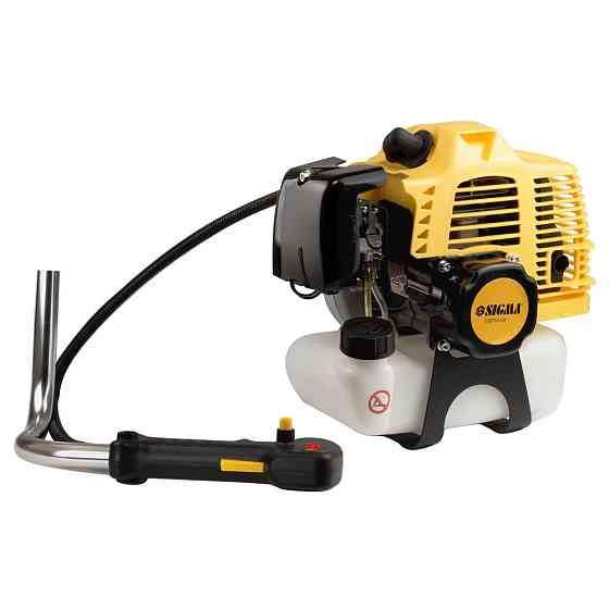 Тример бензиновий 3.6 кВт 52 см3 жорсткий посилений вал 28 мм U-ручка (котушка, 2 ножі, ремінь) (з 2х ЧАСів) SIGMA (5612421) Київ