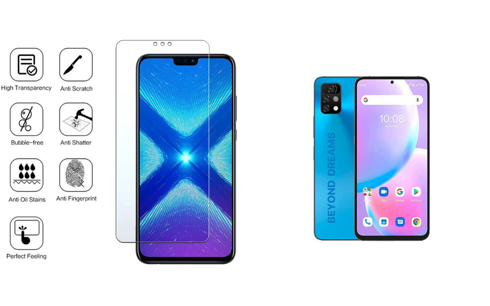 Защитное стекло NeoGlass для Umidigi A11, A11s, A11 Pro Max – ультрапрозрачное и устойчивое Киев - изображение 4